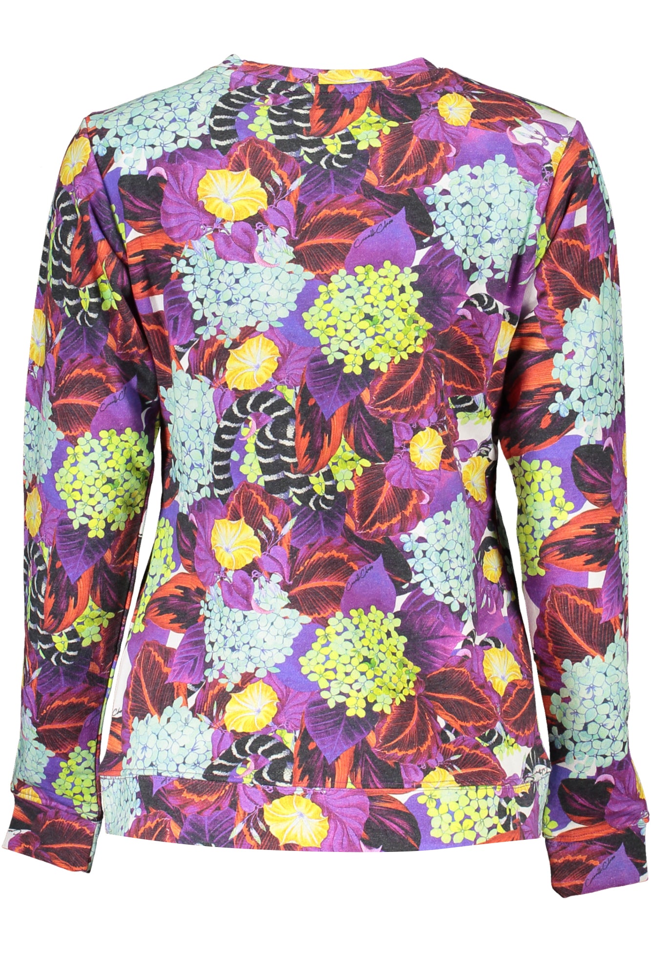 CAVALLI CLASS WOMEN'S SWEATSHIRT WITHOUT ZIP PURPLE