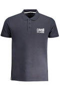 CAVALLI CLASS MEN'S SHORT SLEEVED POLO SHIRT BLUE