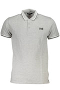 CAVALLI CLASS POLO SHORT SLEEVES MEN GREY