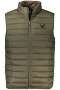 CAVALLI CLASS MEN'S GREEN SLEEVELESS JACKET