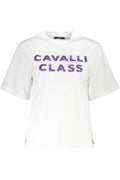 CAVALLI CLASS SHORT SLEEVE T-SHIRT WOMEN WHITE
