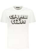 CAVALLI CLASS SHORT SLEEVE T-SHIRT MEN WHITE