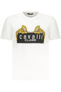 CAVALLI CLASS SHORT SLEEVE T-SHIRT MEN WHITE
