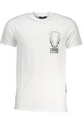 CAVALLI CLASS MEN'S SHORT SLEEVED T-SHIRT WHITE