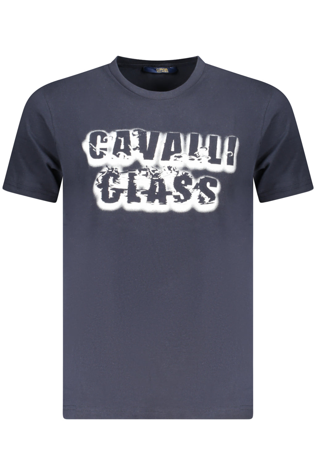 CAVALLI CLASS SHORT SLEEVE T-SHIRT MEN BLUE