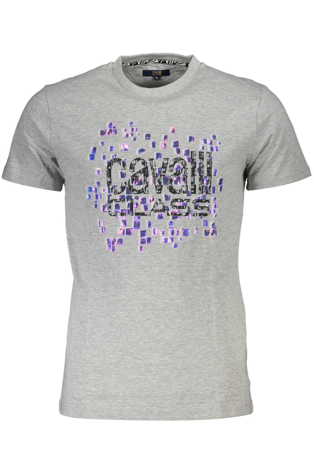 CAVALLI CLASS SHORT SLEEVE T-SHIRT MEN GREY