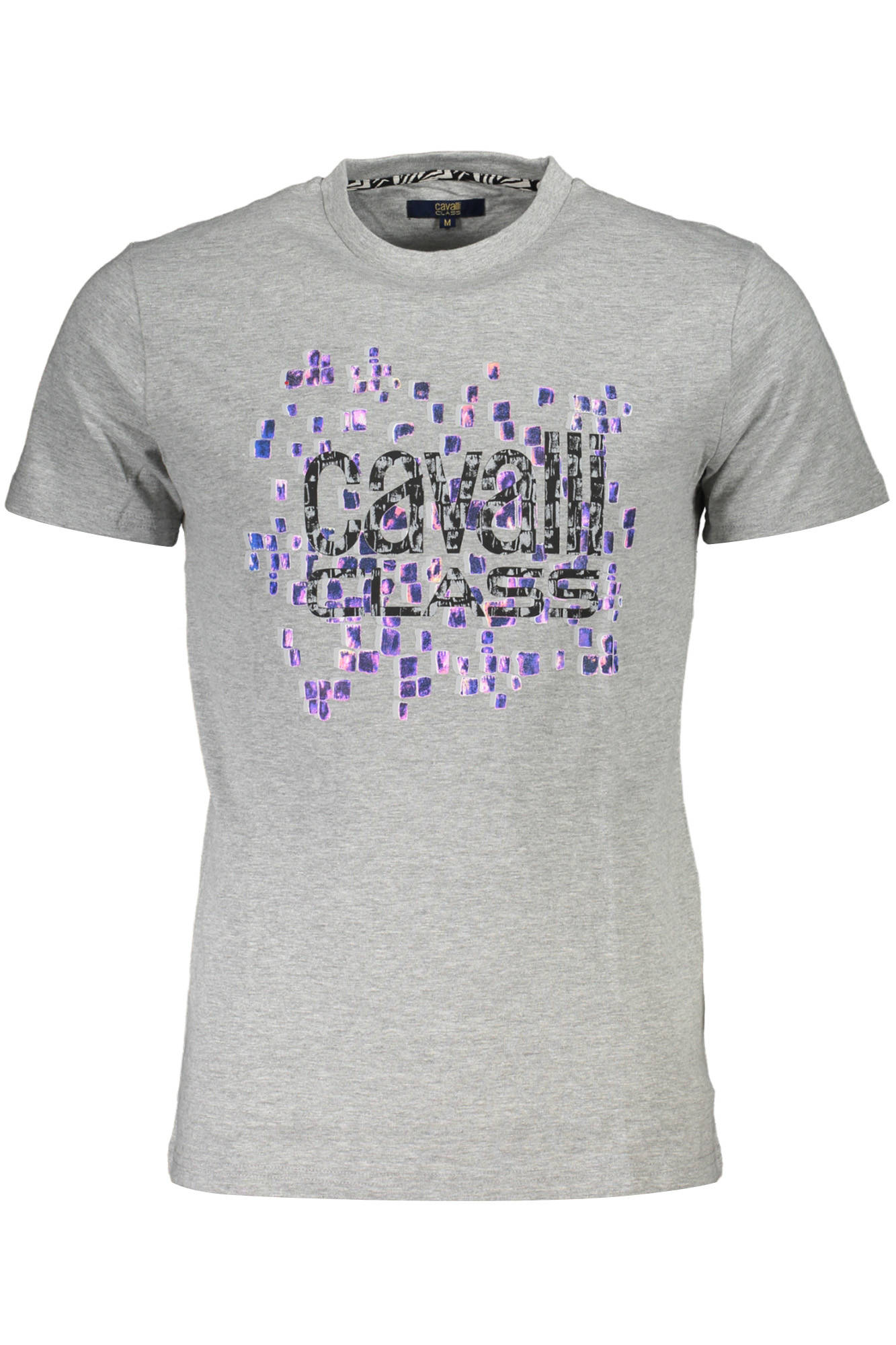 CAVALLI CLASS SHORT SLEEVE T-SHIRT MEN GREY