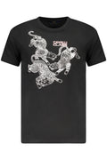 CAVALLI CLASS SHORT SLEEVE T-SHIRT MEN BLACK