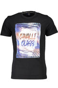 CAVALLI CLASS SHORT SLEEVE T-SHIRT MEN BLACK