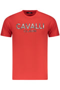 CAVALLI CLASS SHORT SLEEVE T-SHIRT MEN RED