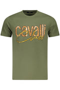 CAVALLI CLASS SHORT SLEEVE T-SHIRT MEN GREEN