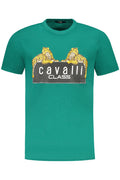 CAVALLI CLASS SHORT SLEEVE T-SHIRT MEN GREEN
