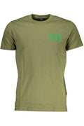 CAVALLI CLASS GREEN MEN'S SHORT SLEEVED T-SHIRT