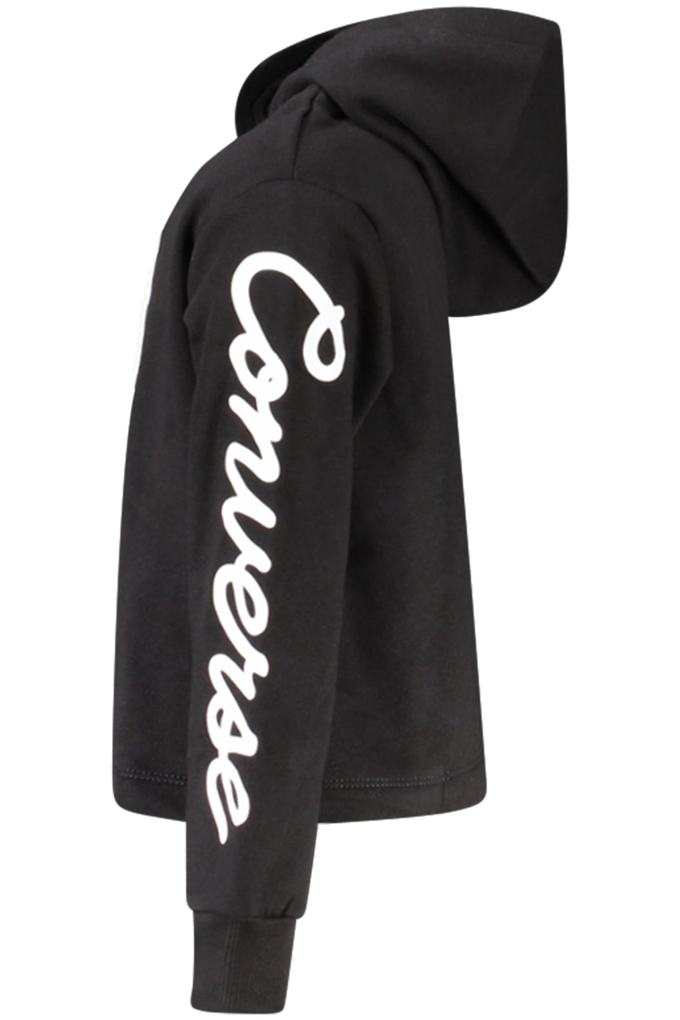 Converse Girls' Zip-Up Hoodie, Black