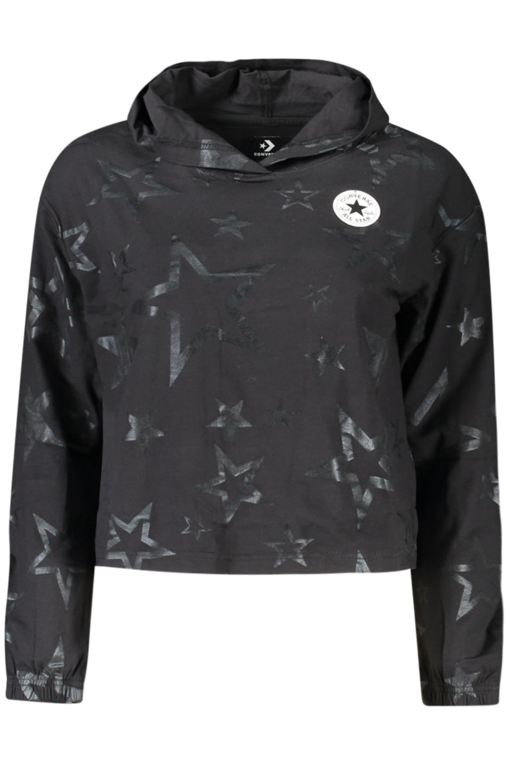 Converse Girls' Long-Sleeved T-Shirt, Black