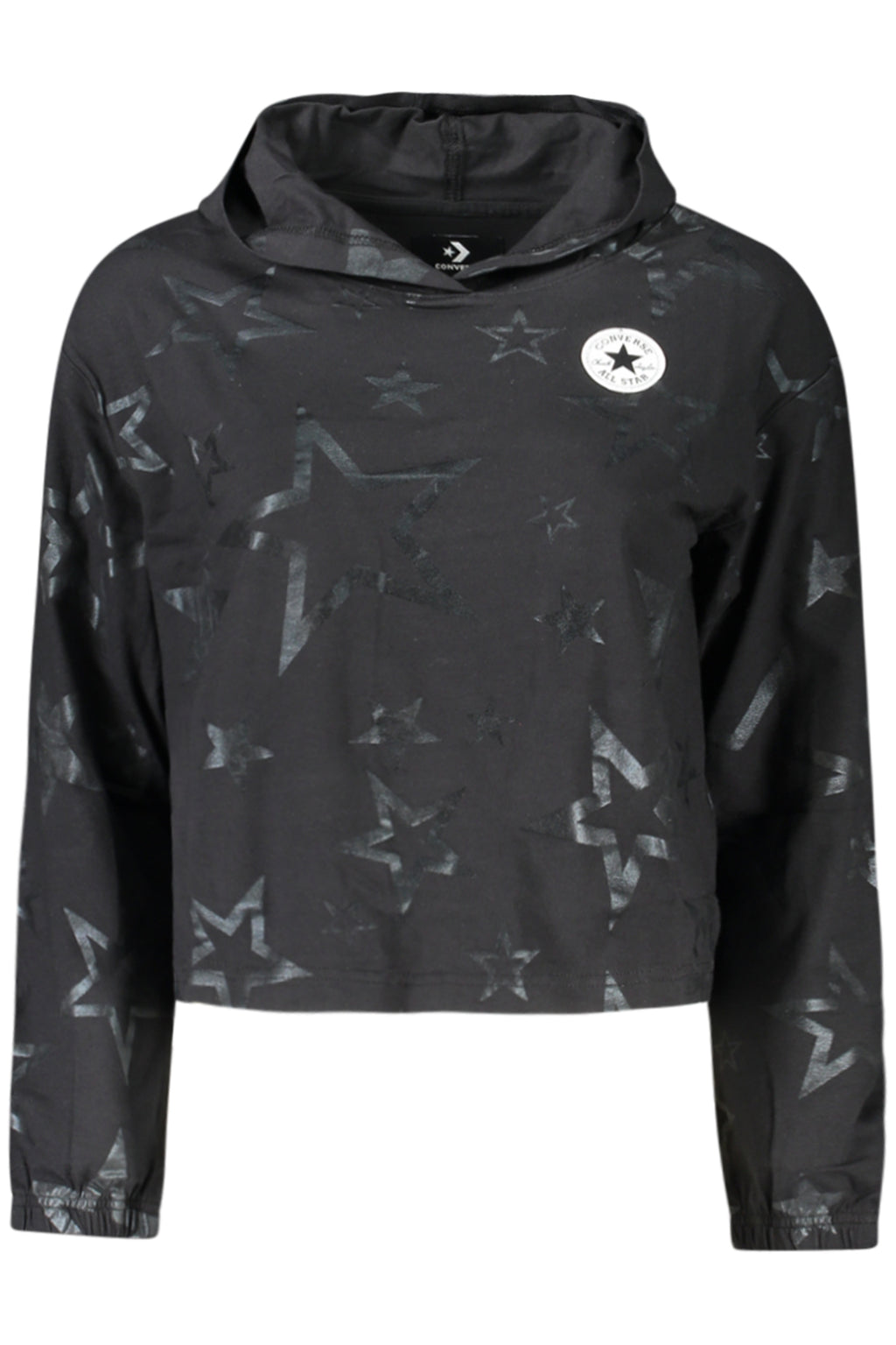 Converse Girls' Long-Sleeved T-Shirt, Black