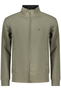 COVERI MOVING MEN'S ZIP-UP SWEATSHIRT GREEN