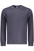 COVERI MOVING MEN'S BLUE ZIP-LESS SWEATSHIRT
