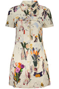 DESIGUAL WOMEN'S SHORT DRESS WHITE