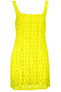 DESIGUAL WOMEN'S SHORT DRESS YELLOW