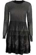 DESIGUAL BLACK WOMEN'S SHORT DRESS