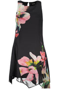 DESIGUAL SHORT DRESS FOR WOMEN IN BLACK
