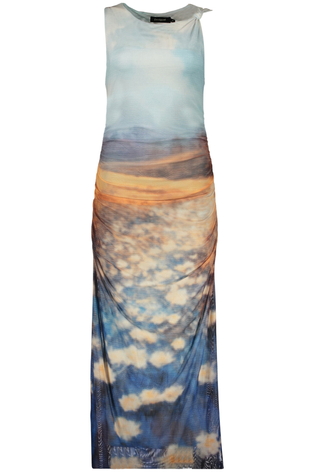 DESIGUAL WOMEN'S LONG DRESS, BLUE