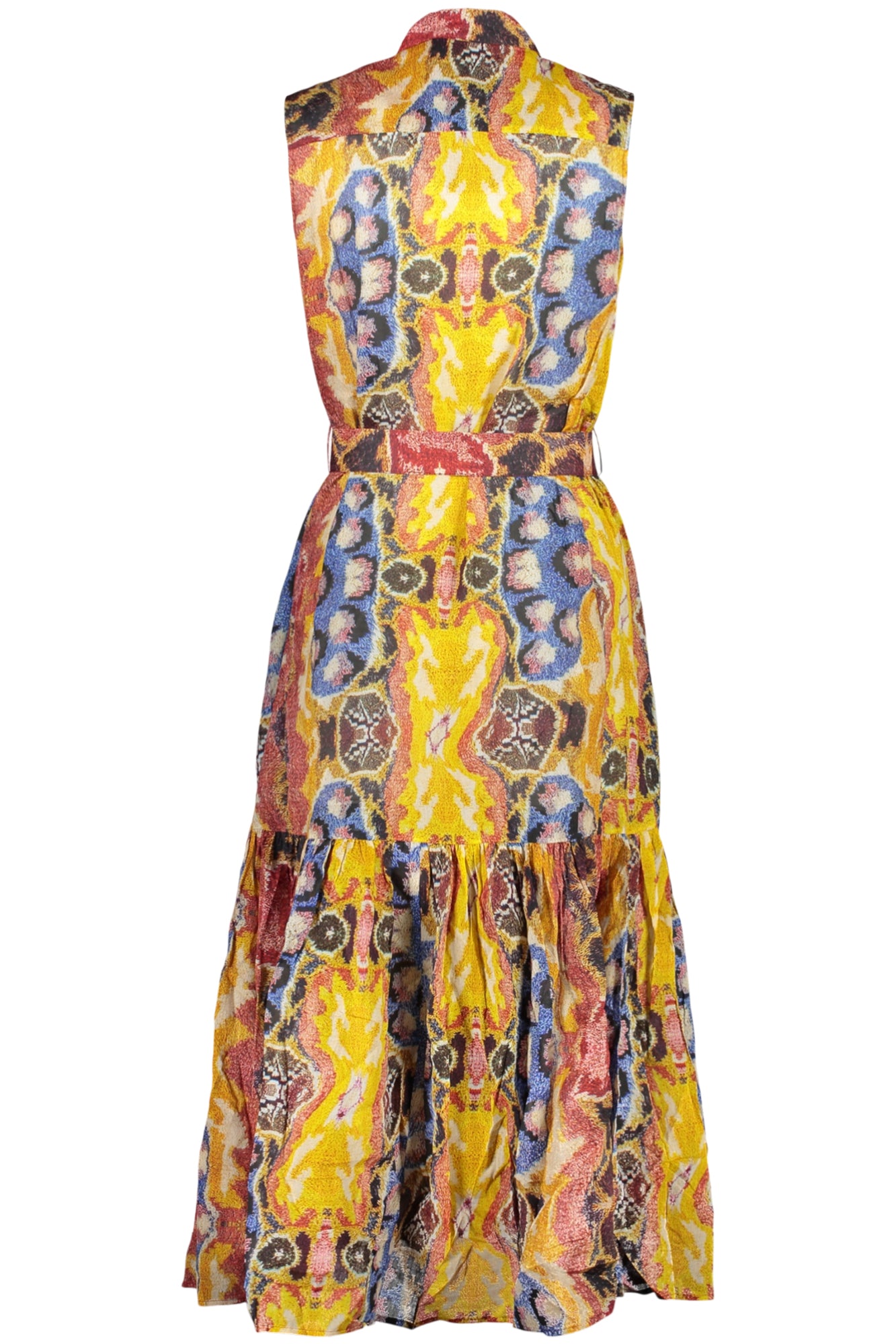 DESIGUAL WOMEN'S LONG DRESS YELLOW
