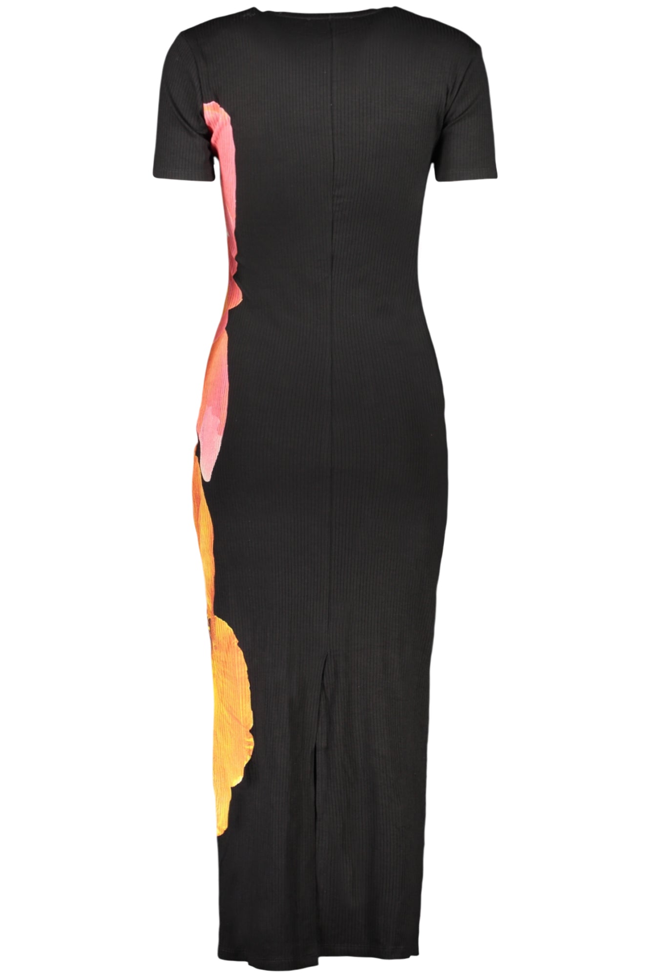 DESIGUAL WOMEN'S LONG BLACK DRESS