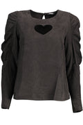 DESIGUAL LONG SLEEVE SHIRT WOMAN BLACK