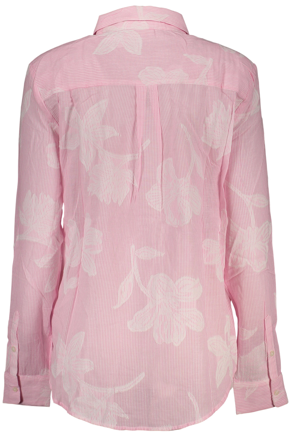 DESIGUAL WOMEN'S PINK LONG-SLEEVED SHIRT