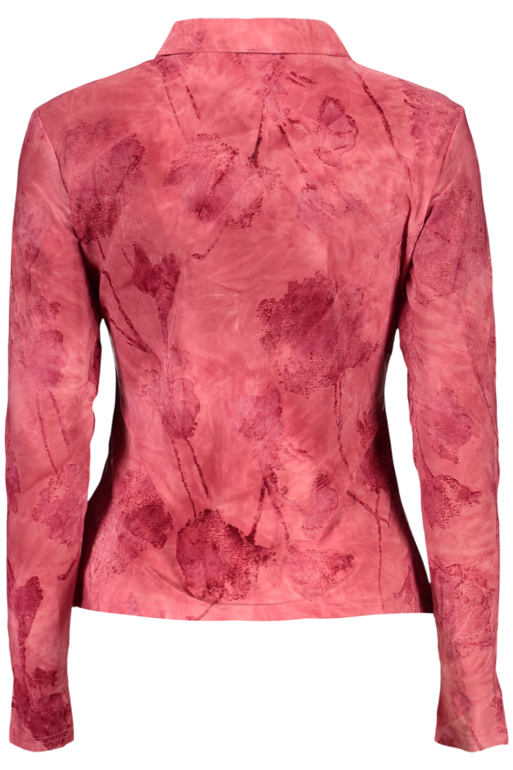 DESIGUAL WOMEN'S LONG-SLEEVED SHIRT, RED