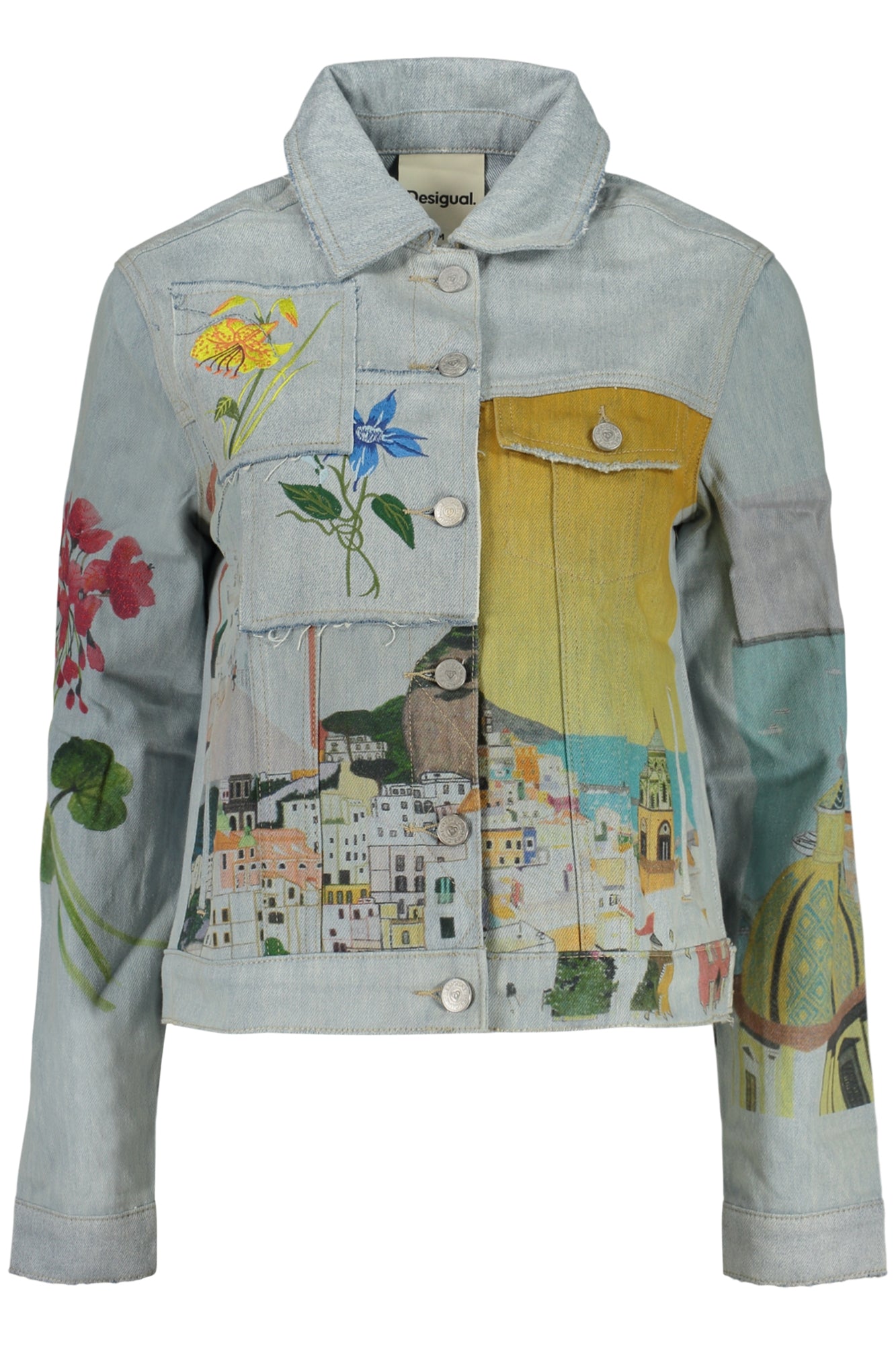 DESIGUAL WOMEN'S DENIM JACKET, BLUE