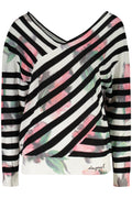 DESIGUAL WOMEN'S BLACK SWEATER
