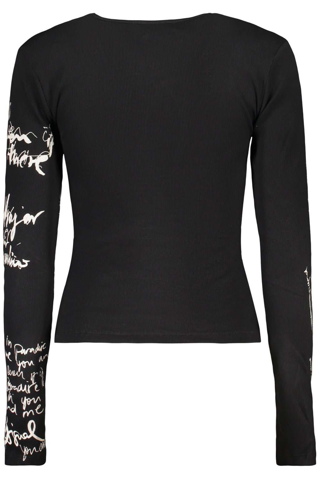 DESIGUAL WOMEN'S BLACK SWEATER