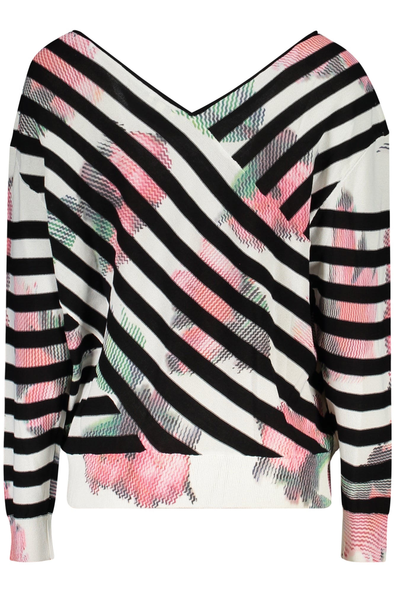 DESIGUAL WOMEN'S BLACK SWEATER