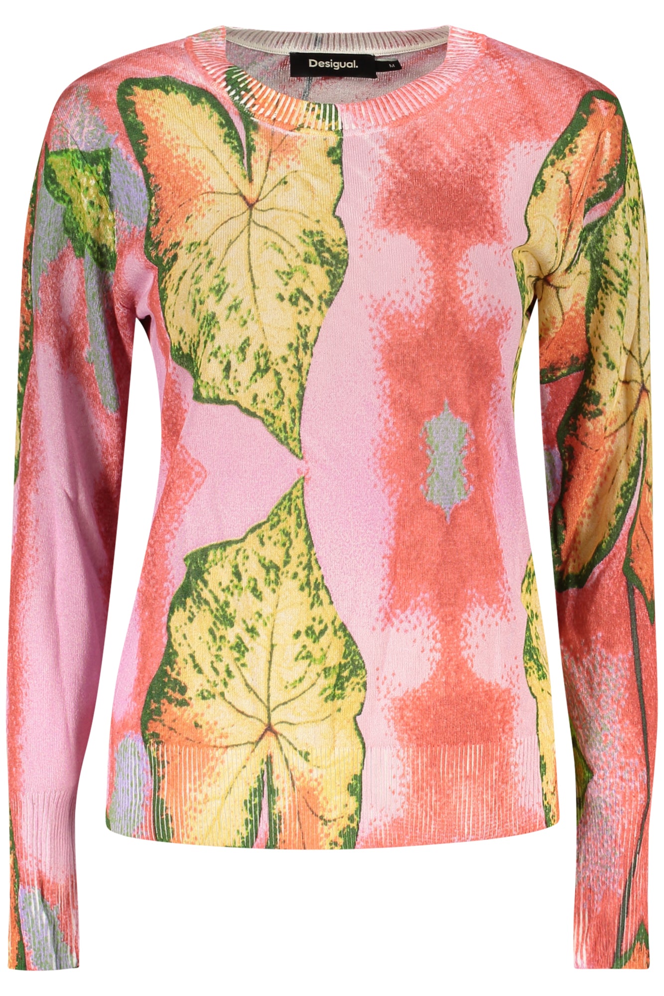DESIGUAL WOMEN'S PINK SWEATER
