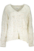 DESIGUAL WHITE WOMEN'S SWEATER