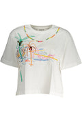 DESIGUAL WOMEN'S SHORT SLEEVE T-SHIRT WHITE