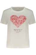 DESIGUAL WOMEN'S SHORT-SLEEVE T-SHIRT WHITE