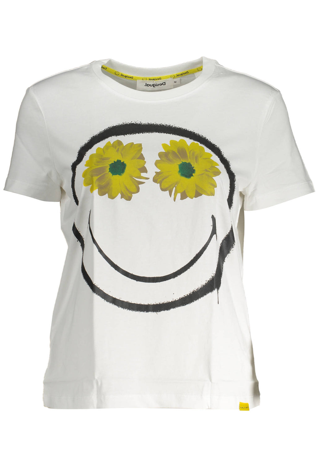 DESIGUAL SHORT SLEEVE T-SHIRT WOMEN WHITE