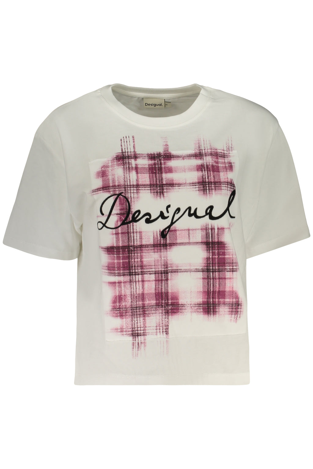 DESIGUAL WOMEN'S SHORT-SLEEVE T-SHIRT WHITE