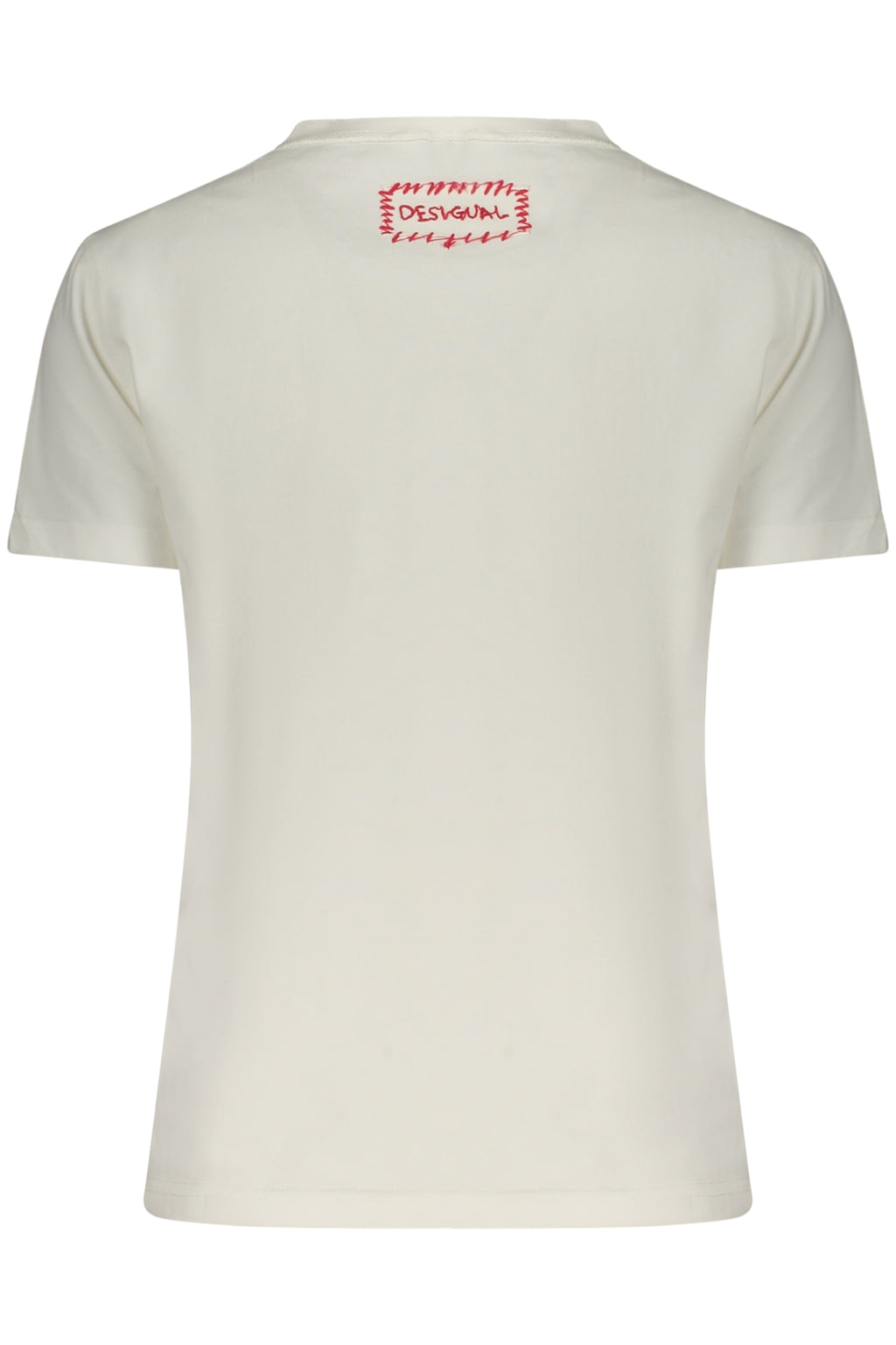 DESIGUAL WOMEN'S SHORT-SLEEVE T-SHIRT WHITE