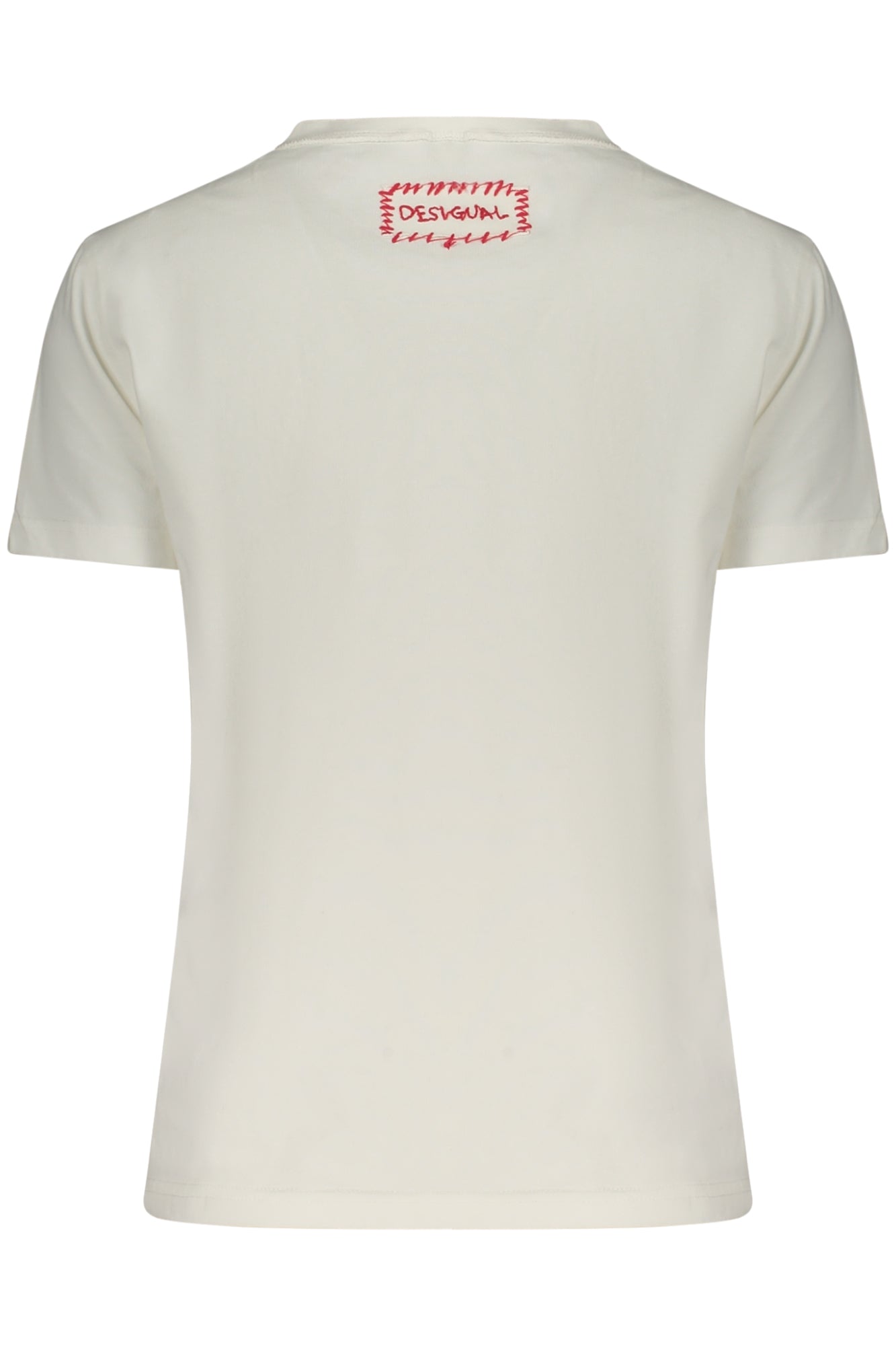 DESIGUAL WOMEN'S SHORT-SLEEVE T-SHIRT WHITE