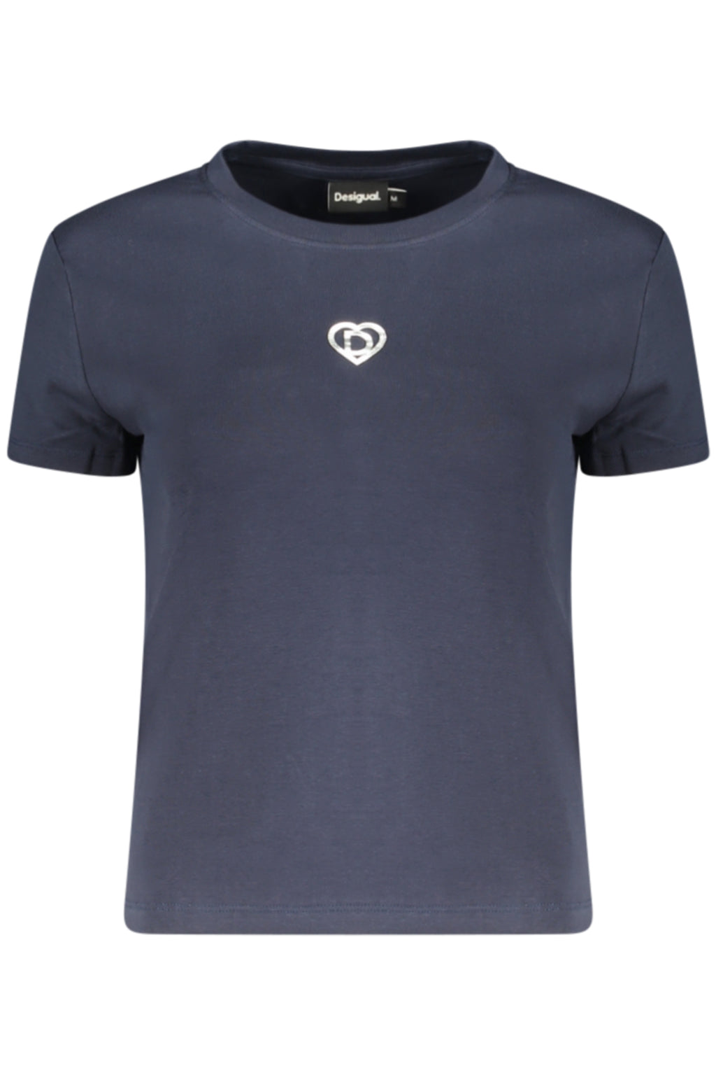DESIGUAL WOMEN'S SHORT-SLEEVE T-SHIRT BLUE