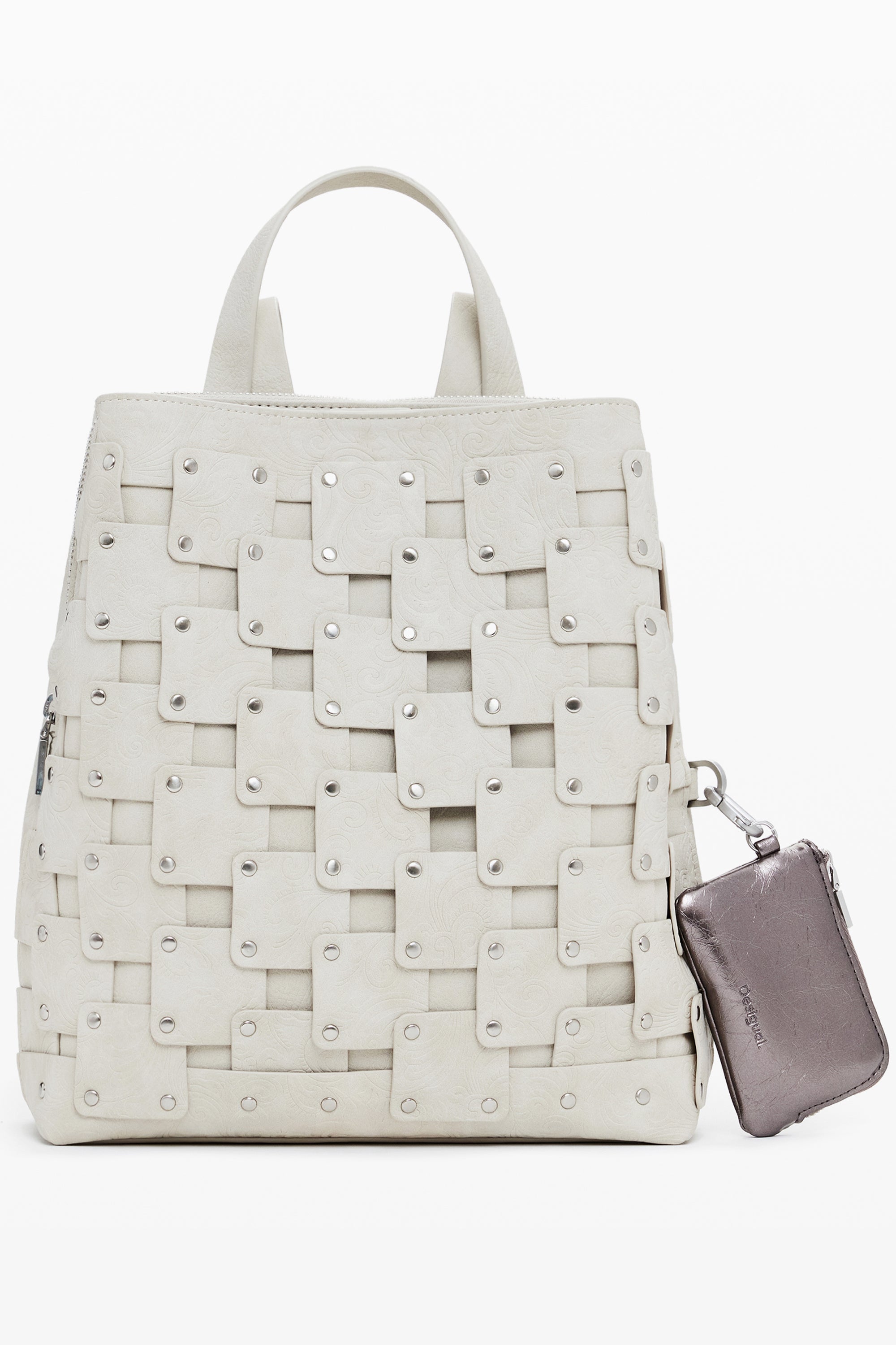 DESIGUAL WOMEN'S BEIGE BACKPACK