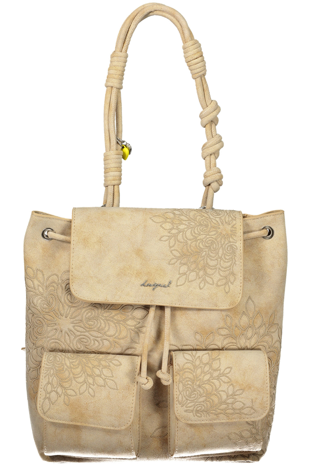 DESIGUAL WOMEN'S BEIGE BACKPACK