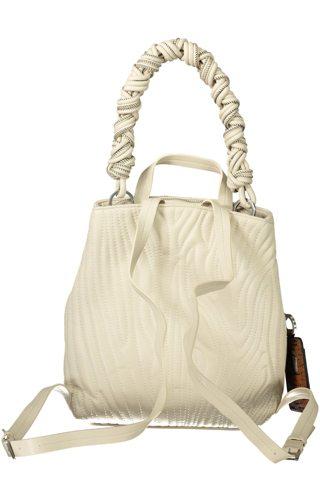 DESIGUAL WOMEN'S WHITE BACKPACK
