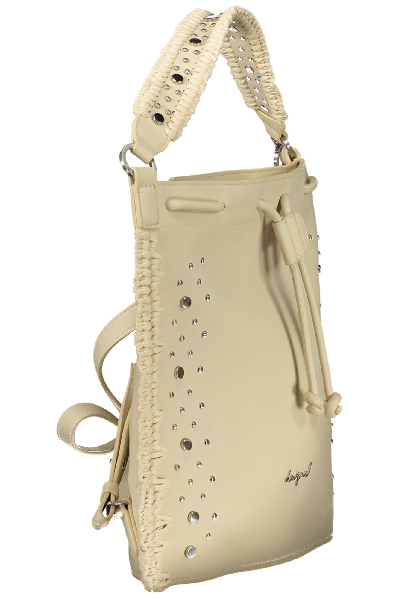 DESIGUAL WOMEN'S WHITE BACKPACK