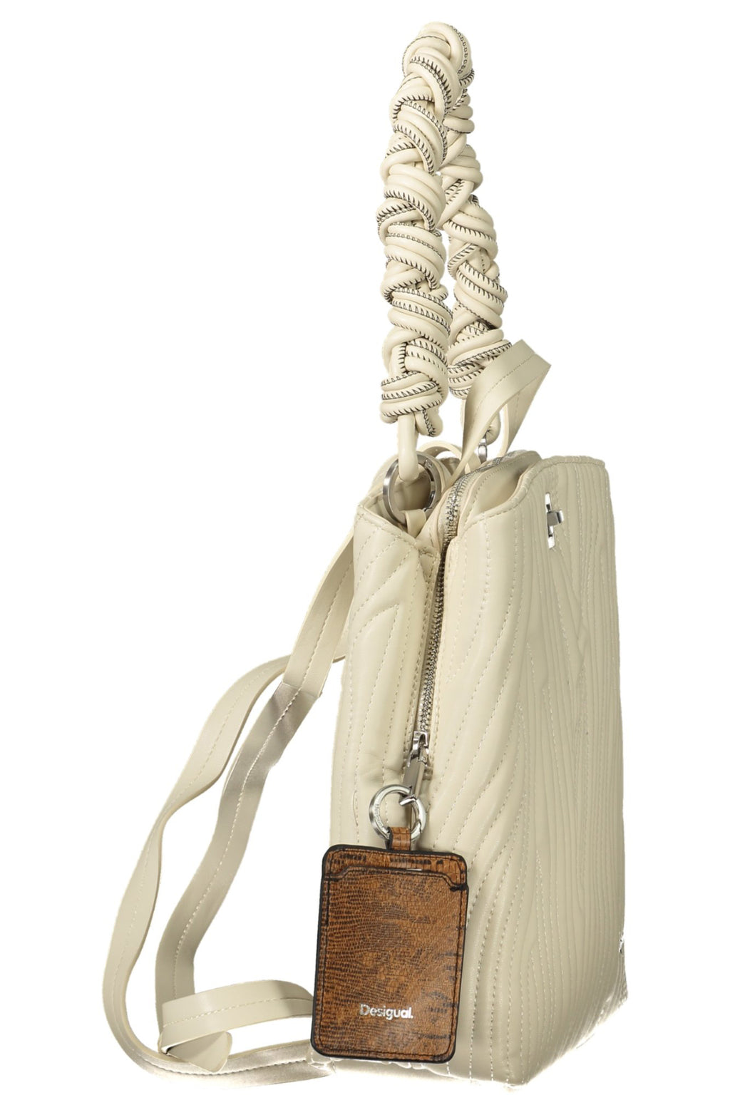 DESIGUAL WOMEN'S WHITE BACKPACK